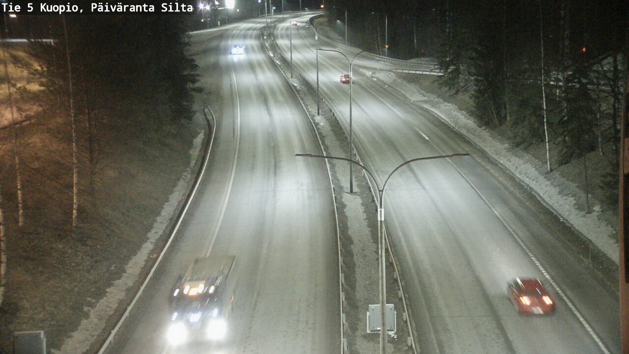 Kelikamerat Kuva Tie 5 Kuopio, Päiväranta silta, Kuopio, Pohjois-Savo