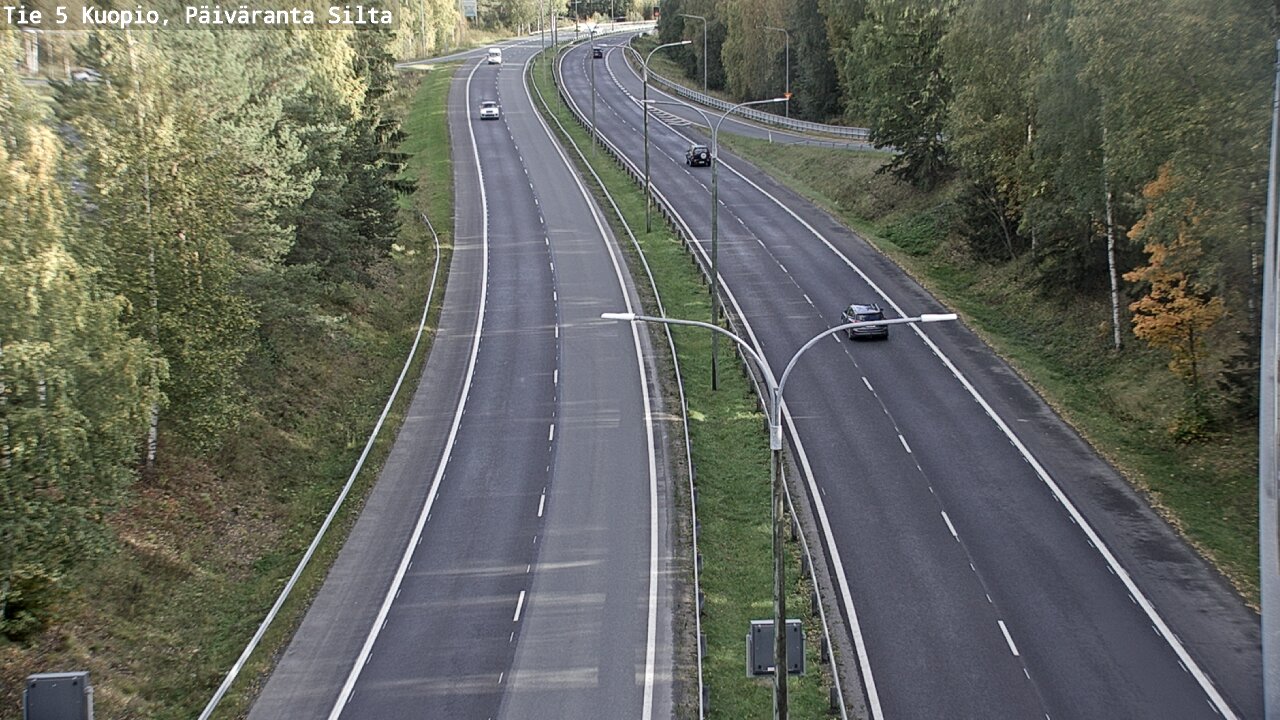 Kelikamerat Kuva Tie 5 Kuopio, Päiväranta silta, Kuopio, Pohjois-Savo