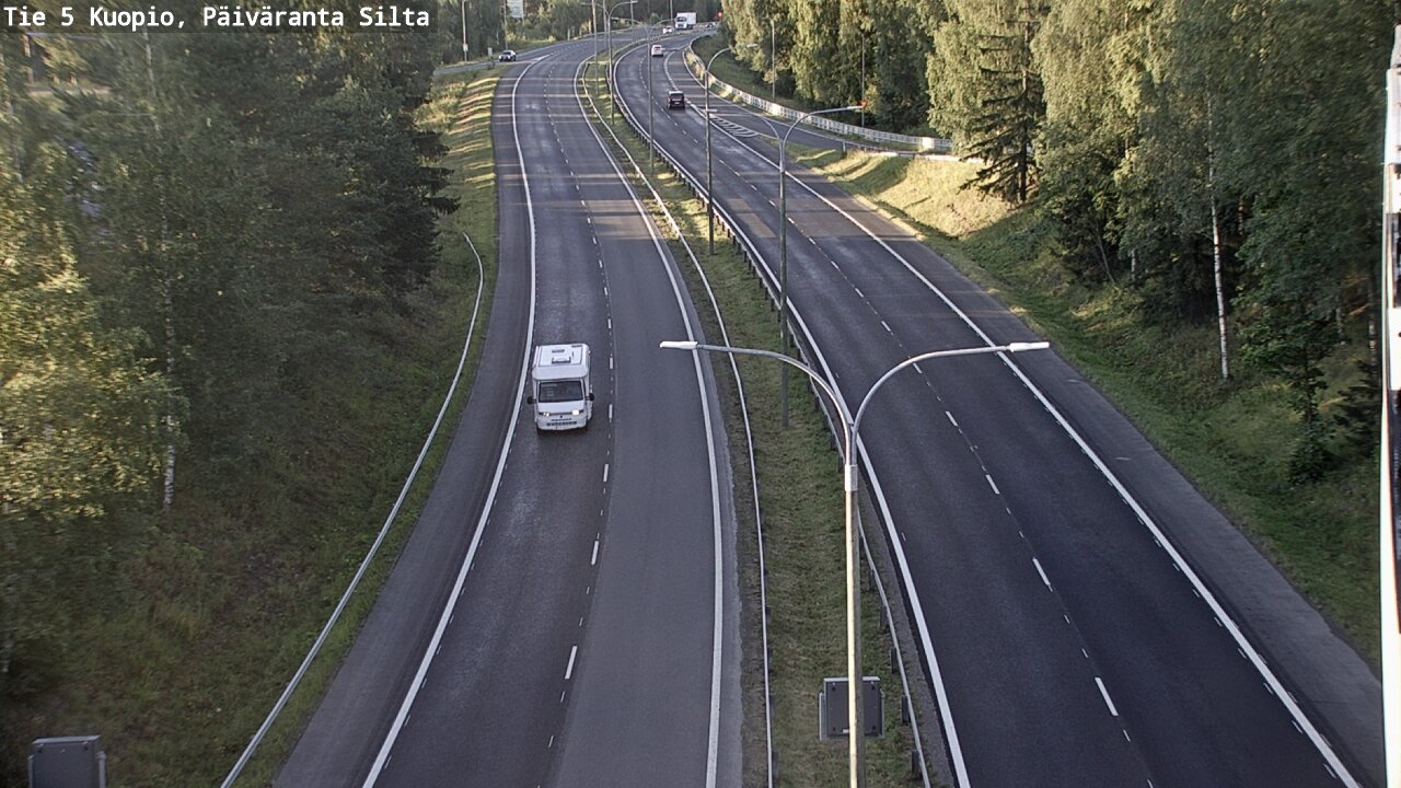 Kelikamerat Kuva Tie 5 Kuopio, Päiväranta silta, Kuopio, Pohjois-Savo