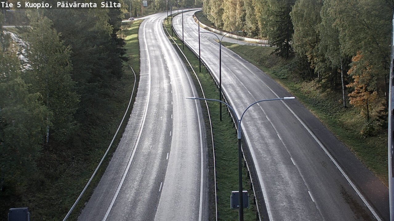 Weather Camera Image Road 5 Kuopio, Päiväranta silta, Kuopio, Pohjois-Savo