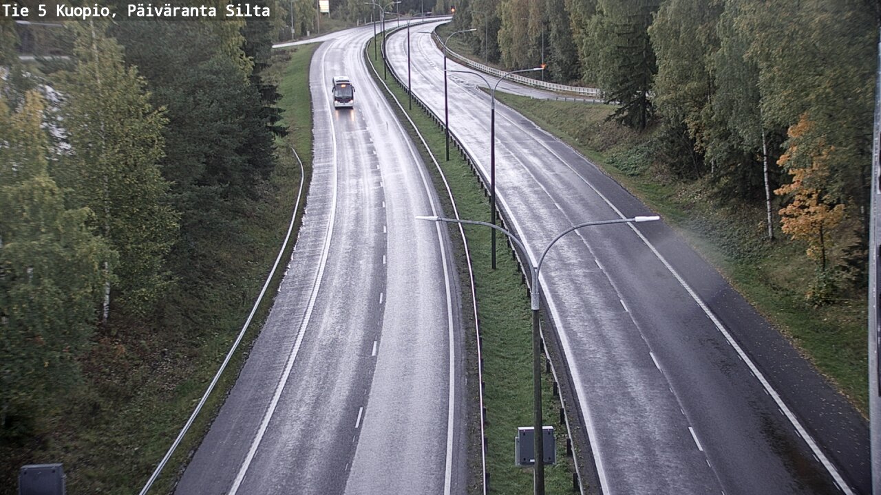 Weather Camera Image Road 5 Kuopio, Päiväranta silta, Kuopio, Pohjois-Savo