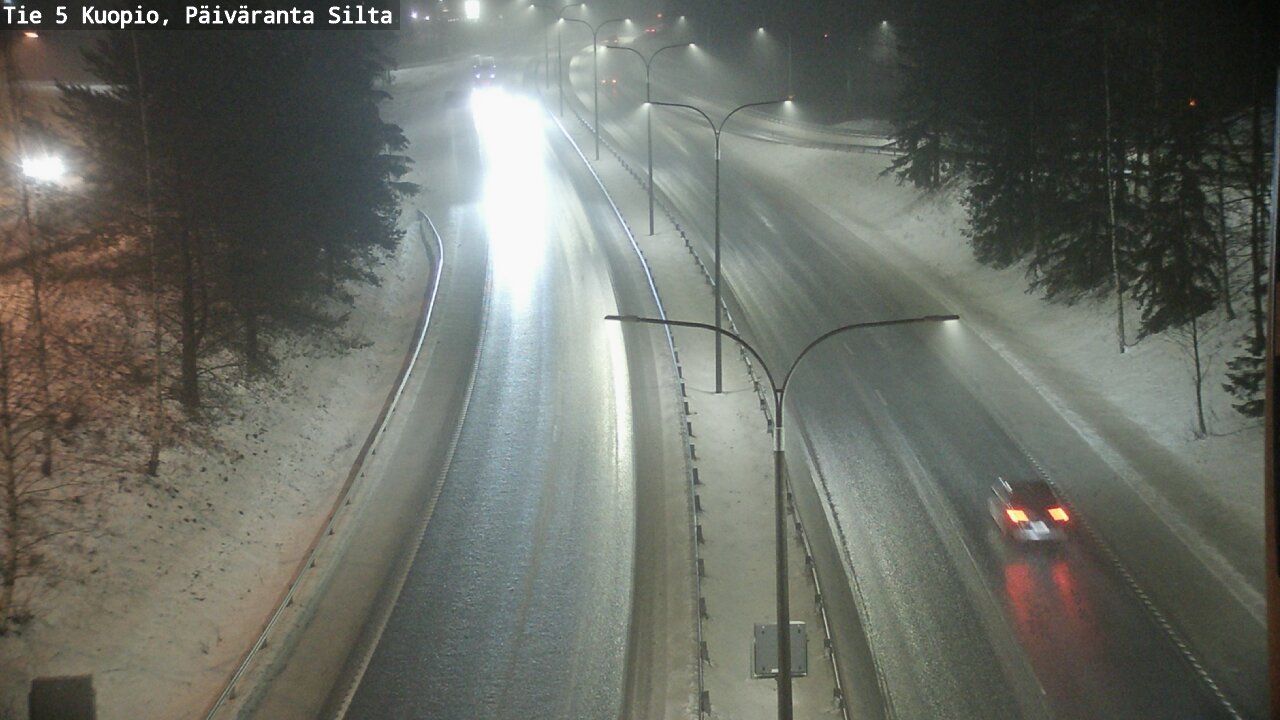 Weather Camera Image Road 5 Kuopio, Päiväranta silta, Kuopio, Pohjois-Savo