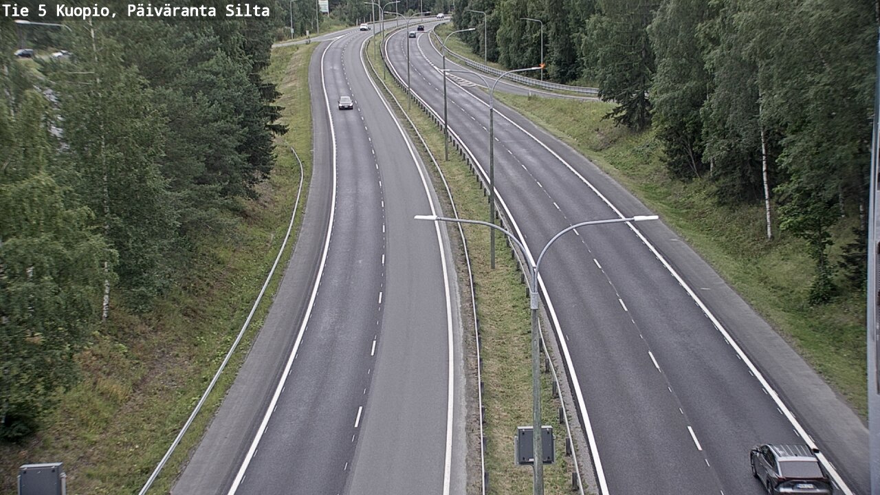 Weather Camera Image Road 5 Kuopio, Päiväranta silta, Kuopio, Pohjois-Savo