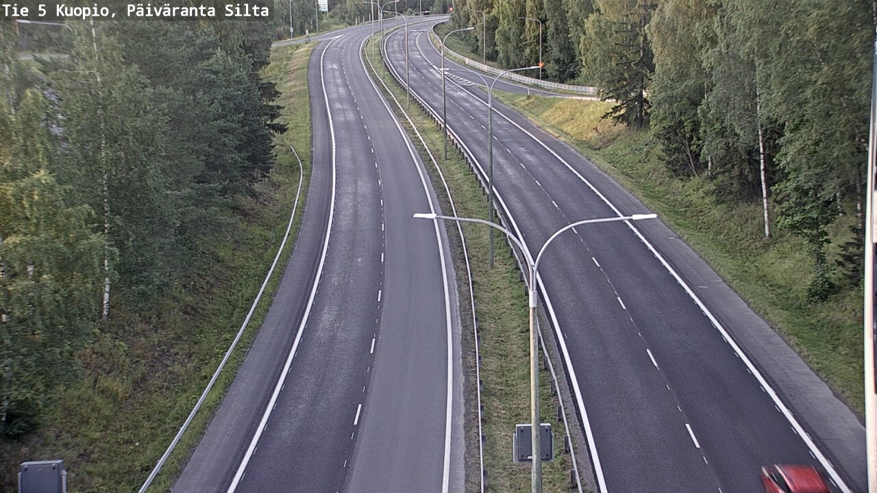 Kelikamerat Kuva Tie 5 Kuopio, Päiväranta silta, Kuopio, Pohjois-Savo
