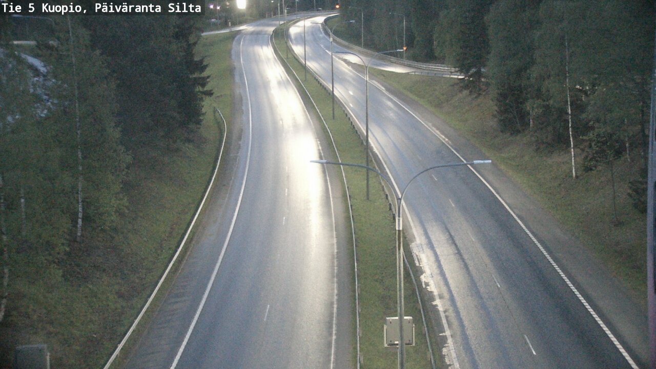 Weather Camera Image Road 5 Kuopio, Päiväranta silta, Kuopio, Pohjois-Savo