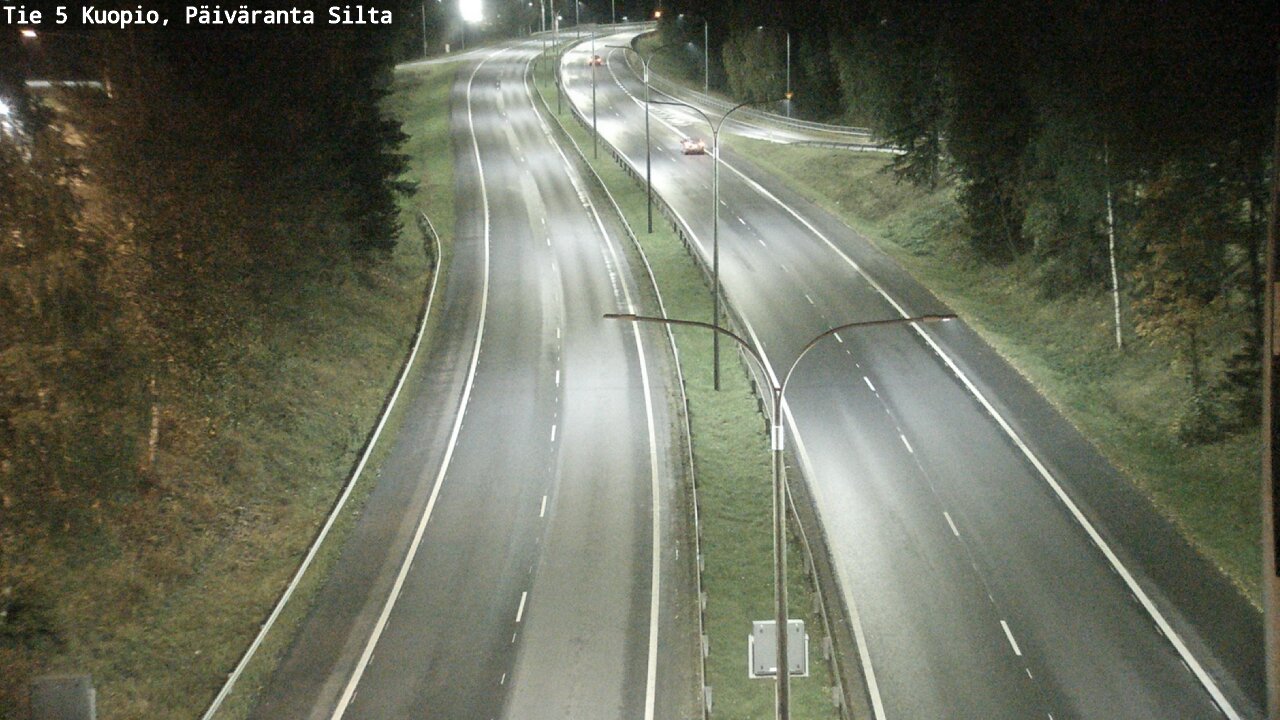 Weather Camera Image Road 5 Kuopio, Päiväranta silta, Kuopio, Pohjois-Savo