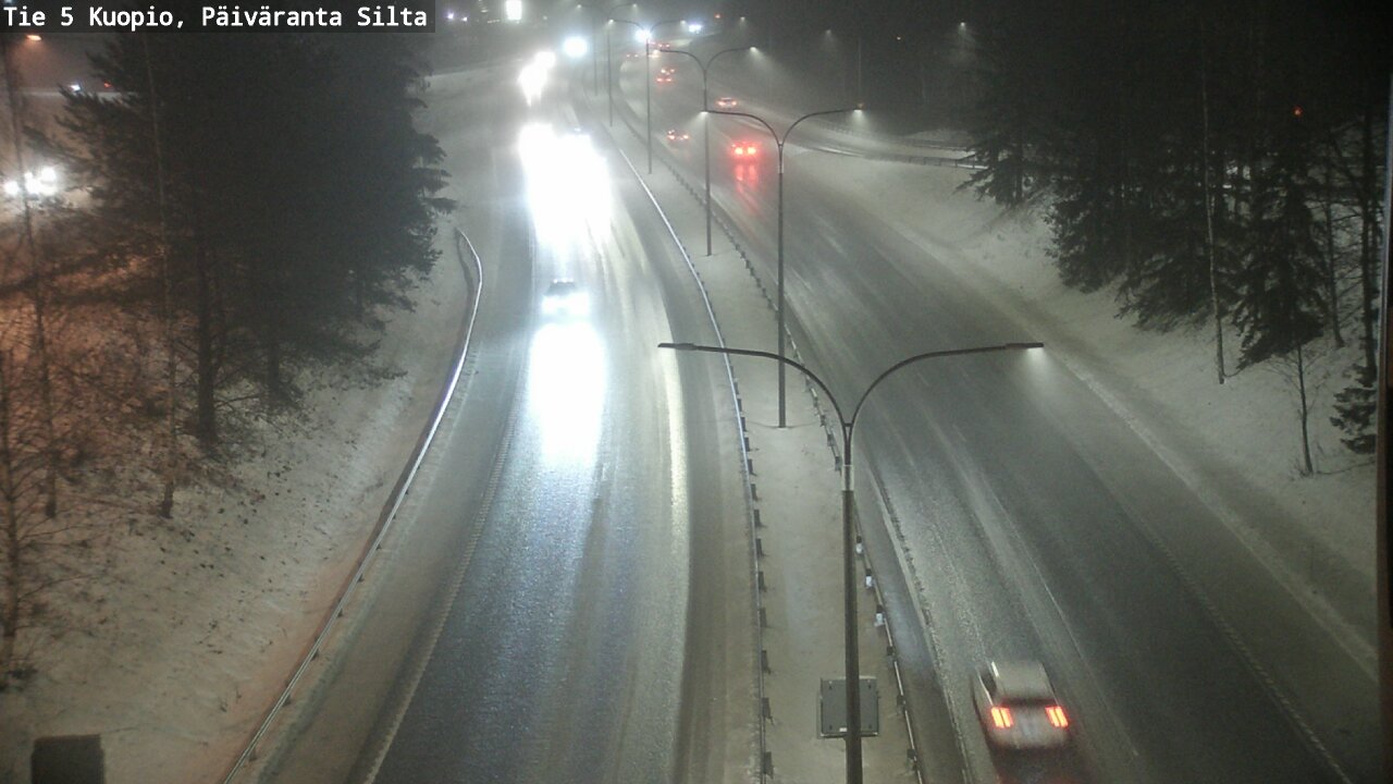 Weather Camera Image Road 5 Kuopio, Päiväranta silta, Kuopio, Pohjois-Savo
