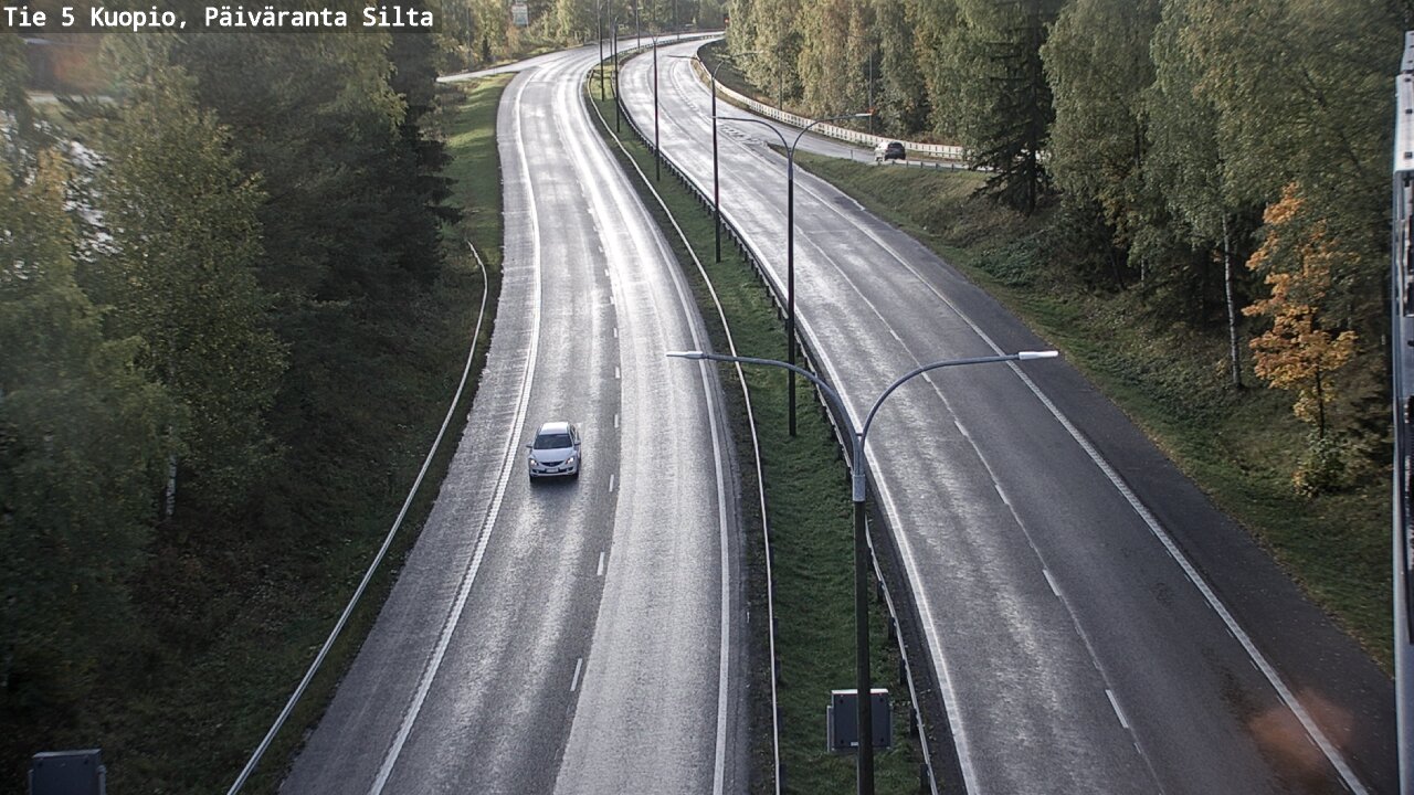 Weather Camera Image Road 5 Kuopio, Päiväranta silta, Kuopio, Pohjois-Savo