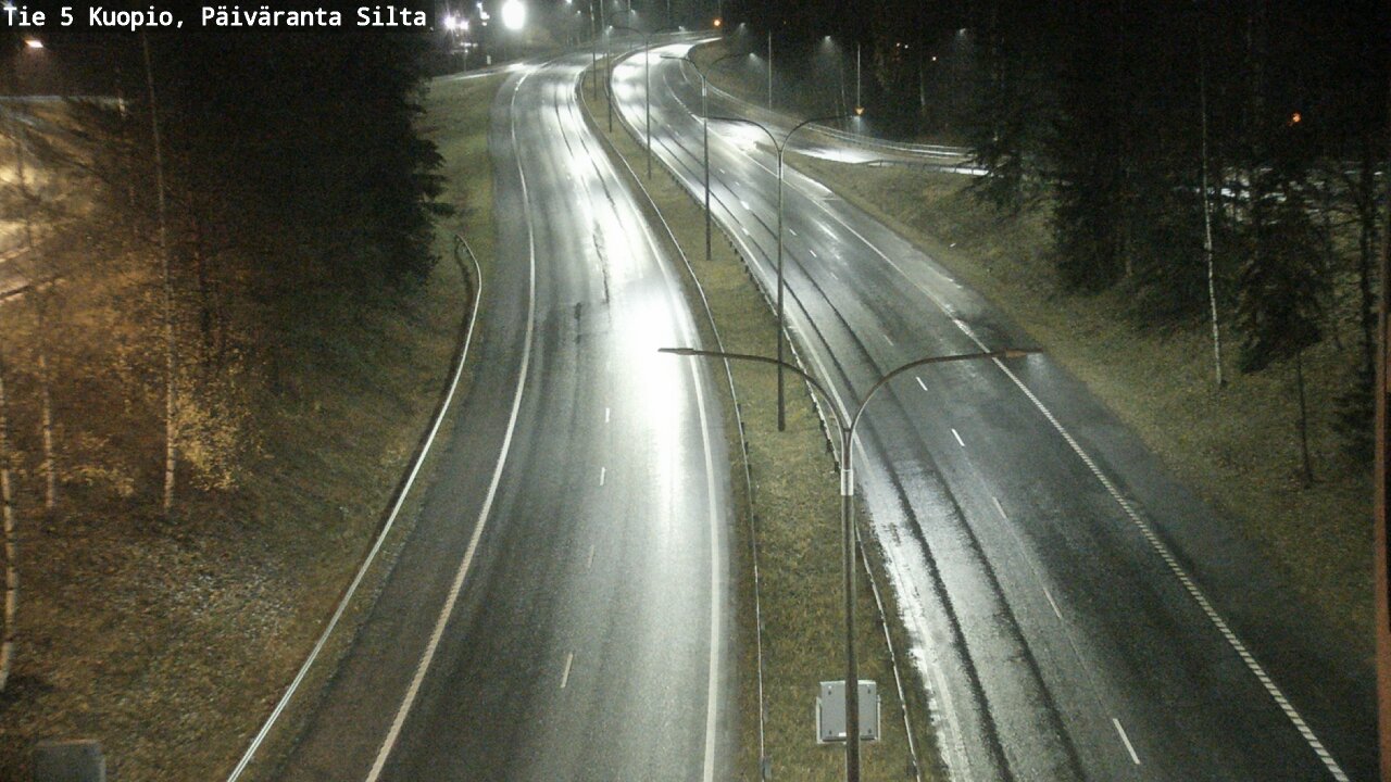 Weather Camera Image Road 5 Kuopio, Päiväranta silta, Kuopio, Pohjois-Savo