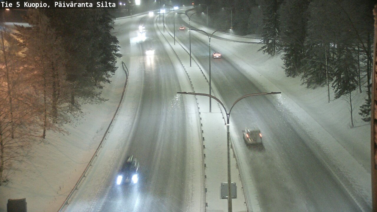 Kelikamerat Kuva Tie 5 Kuopio, Päiväranta silta, Kuopio, Pohjois-Savo