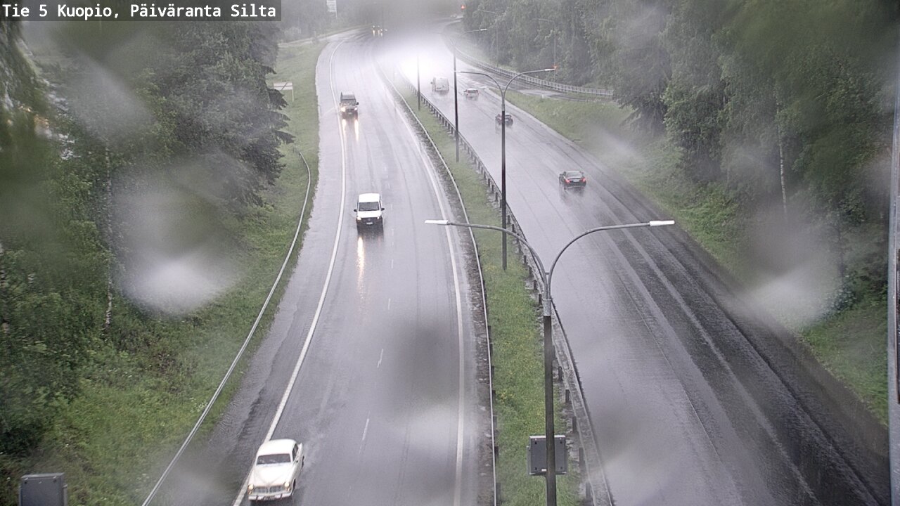 Weather Camera Image Väg 5 Kuopio, Päiväranta silta, Kuopio, Pohjois-Savo