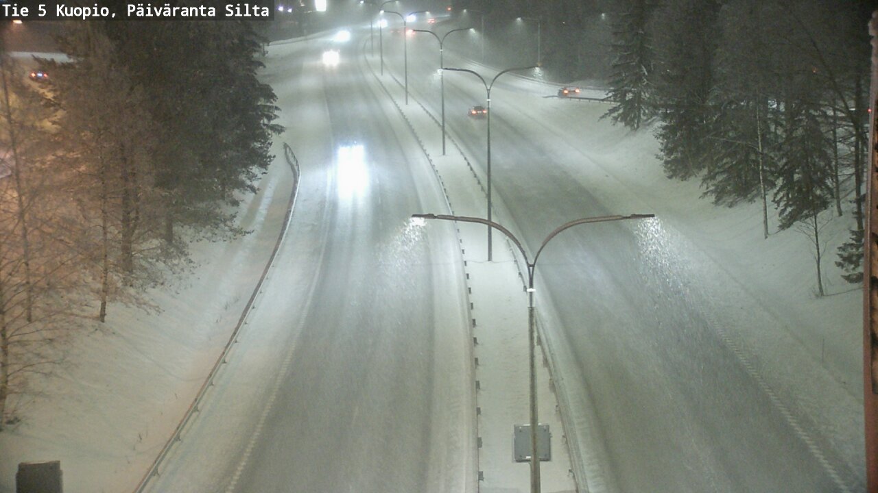 Kelikamerat Kuva Tie 5 Kuopio, Päiväranta silta, Kuopio, Pohjois-Savo