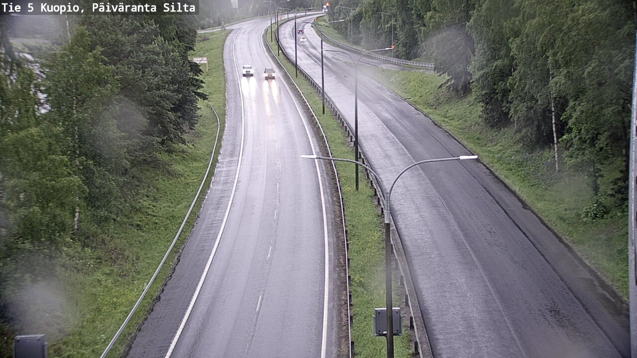 Weather Camera Image Road 5 Kuopio, Päiväranta silta, Kuopio, Pohjois-Savo