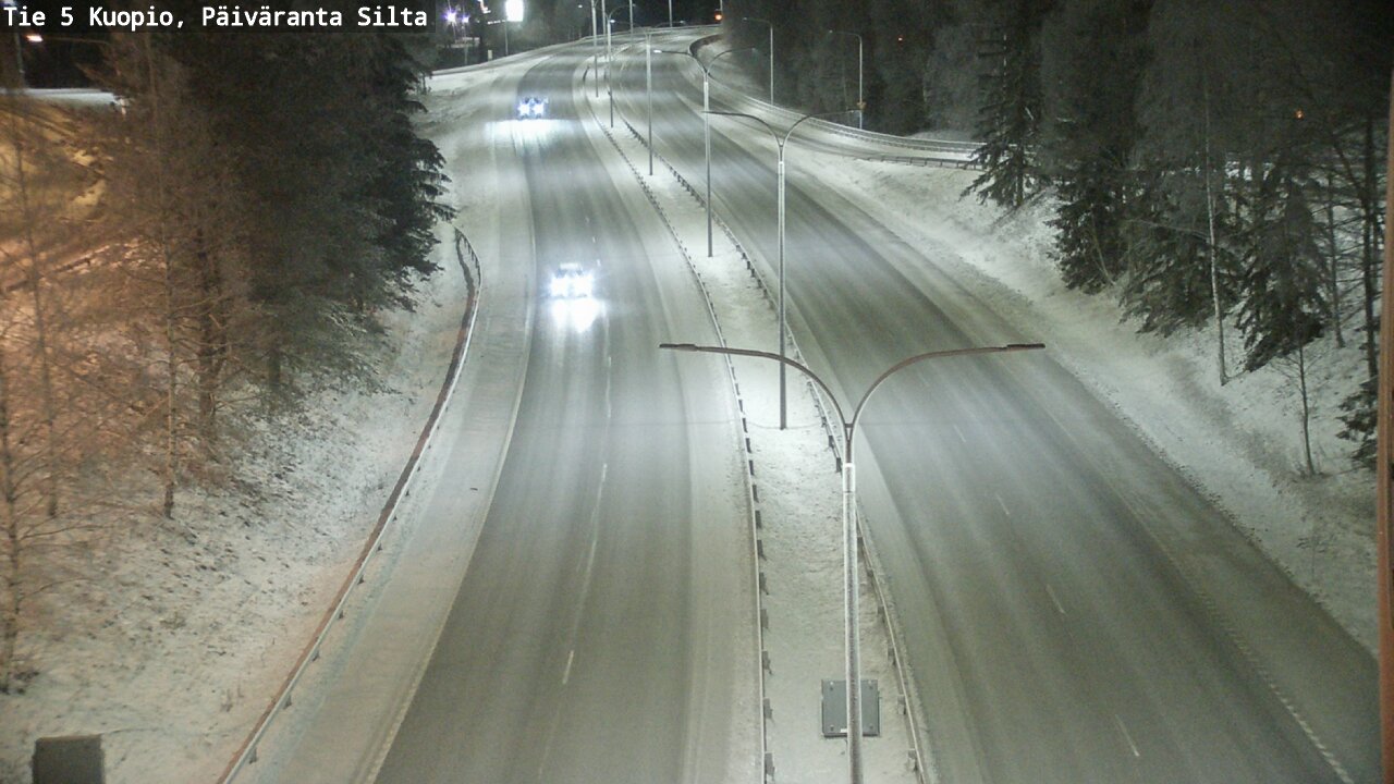 Kelikamerat Kuva Tie 5 Kuopio, Päiväranta silta, Kuopio, Pohjois-Savo