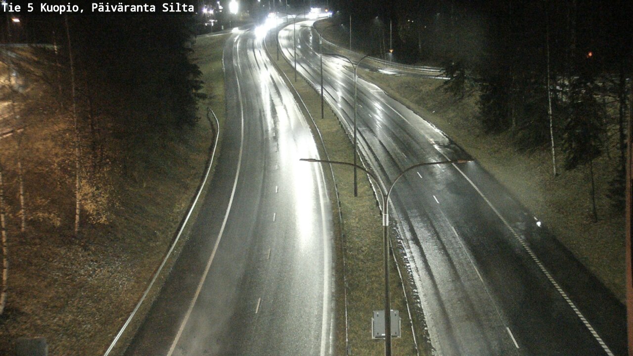 Weather Camera Image Väg 5 Kuopio, Päiväranta silta, Kuopio, Pohjois-Savo