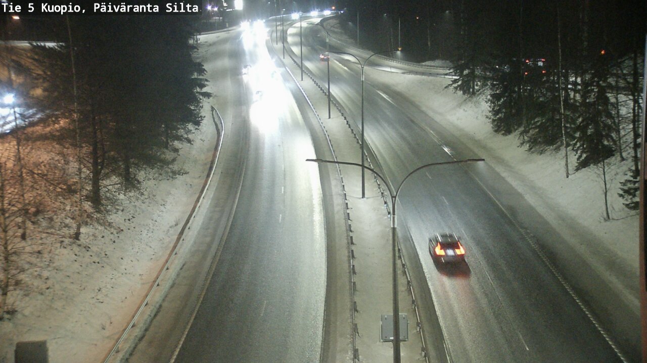 Weather Camera Image Road 5 Kuopio, Päiväranta silta, Kuopio, Pohjois-Savo