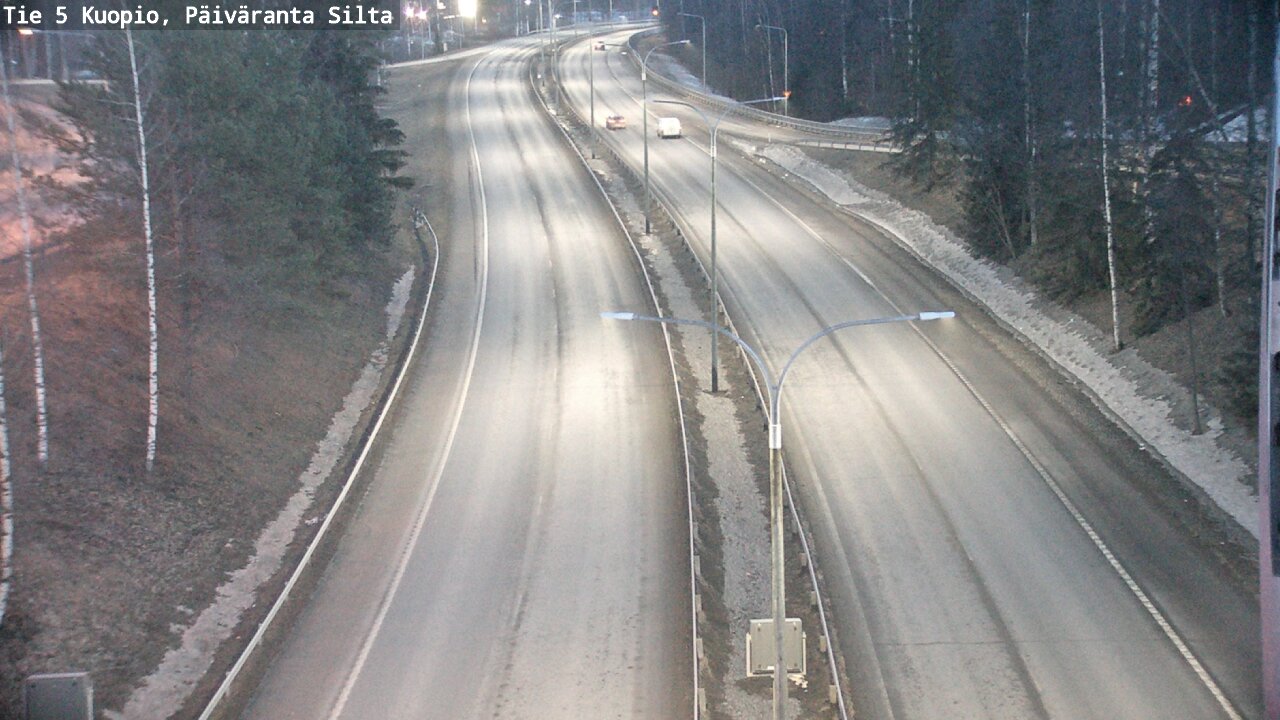 Kelikamerat Kuva Tie 5 Kuopio, Päiväranta silta, Kuopio, Pohjois-Savo