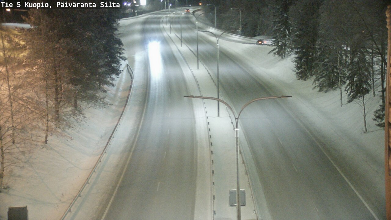 Weather Camera Image Road 5 Kuopio, Päiväranta silta, Kuopio, Pohjois-Savo