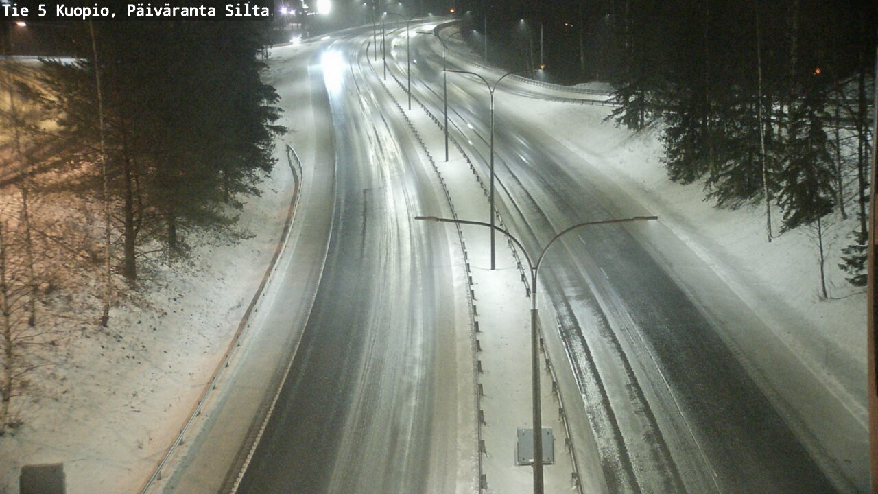 Weather Camera Image Road 5 Kuopio, Päiväranta silta, Kuopio, Pohjois-Savo