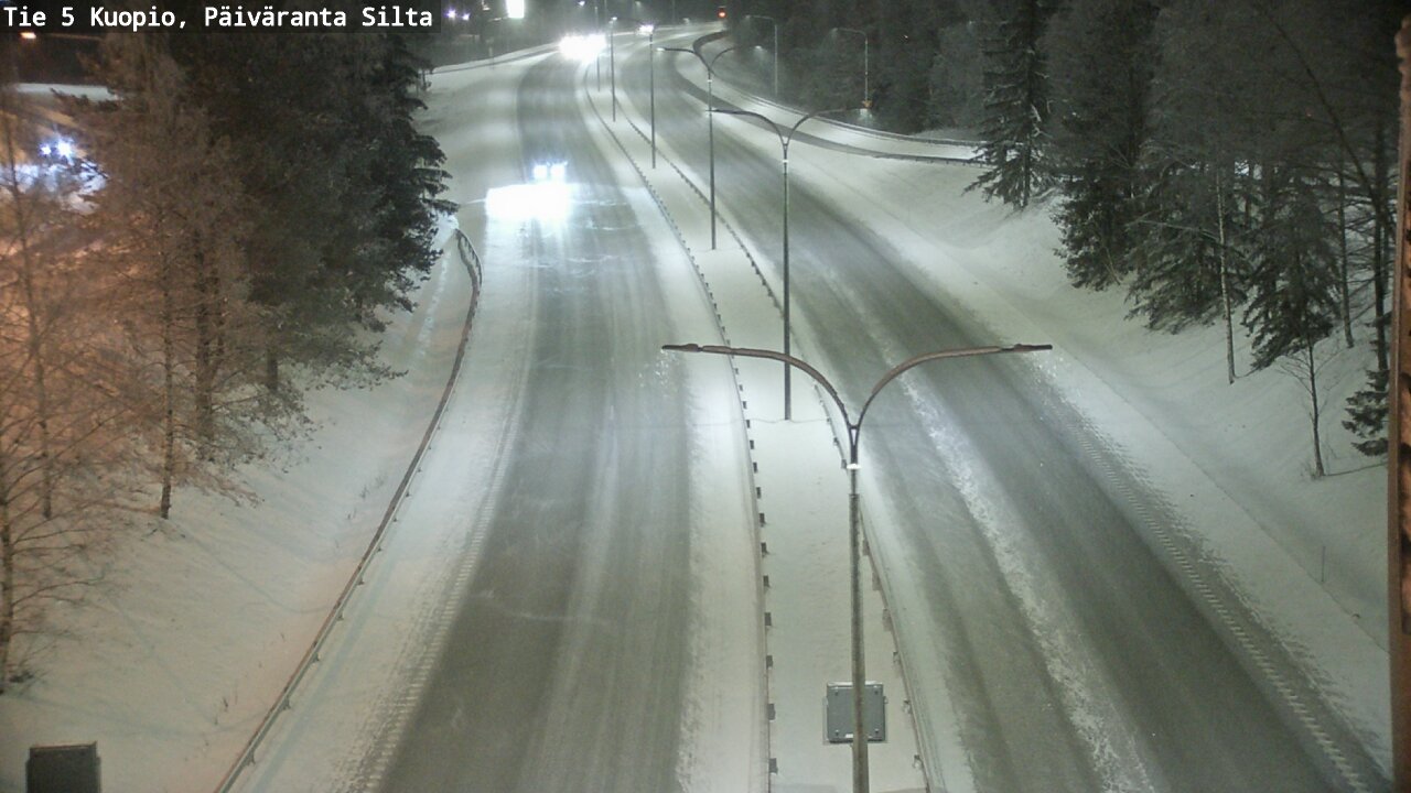 Kelikamerat Kuva Tie 5 Kuopio, Päiväranta silta, Kuopio, Pohjois-Savo