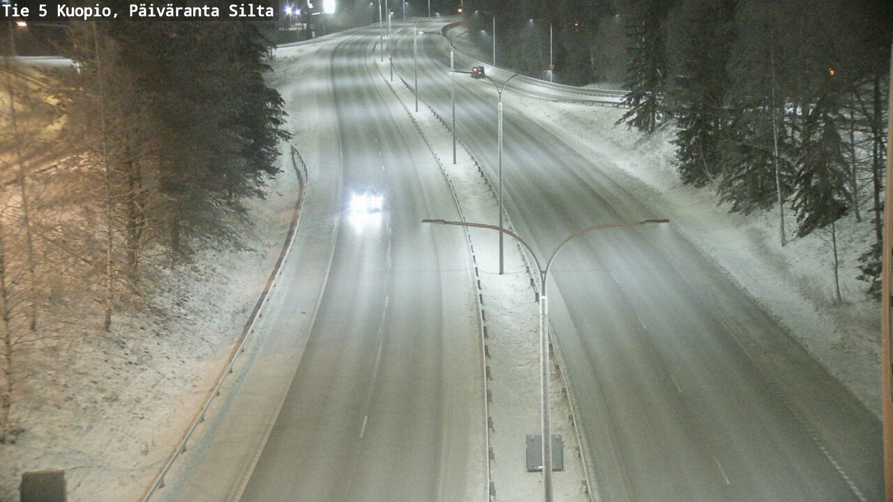 Kelikamerat Kuva Tie 5 Kuopio, Päiväranta silta, Kuopio, Pohjois-Savo