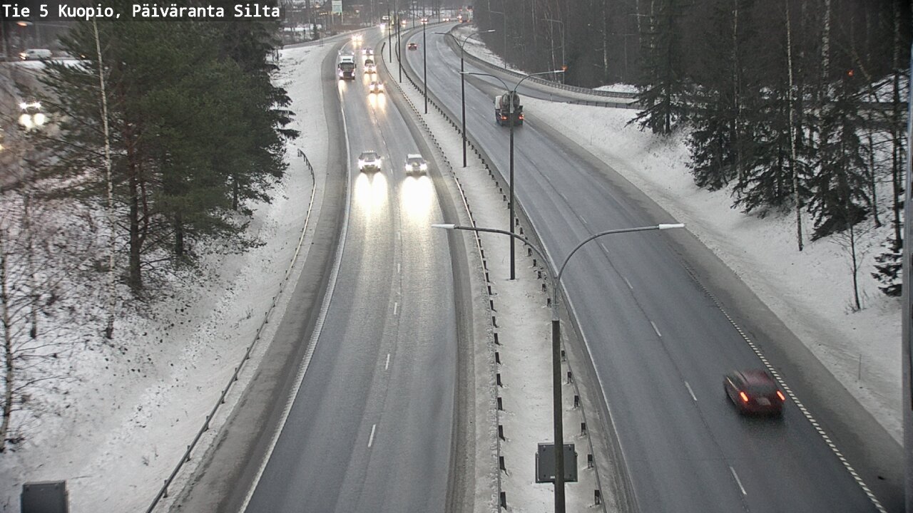 Weather Camera Image Road 5 Kuopio, Päiväranta silta, Kuopio, Pohjois-Savo