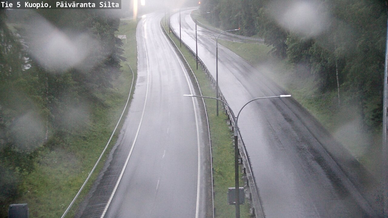 Weather Camera Image Road 5 Kuopio, Päiväranta silta, Kuopio, Pohjois-Savo