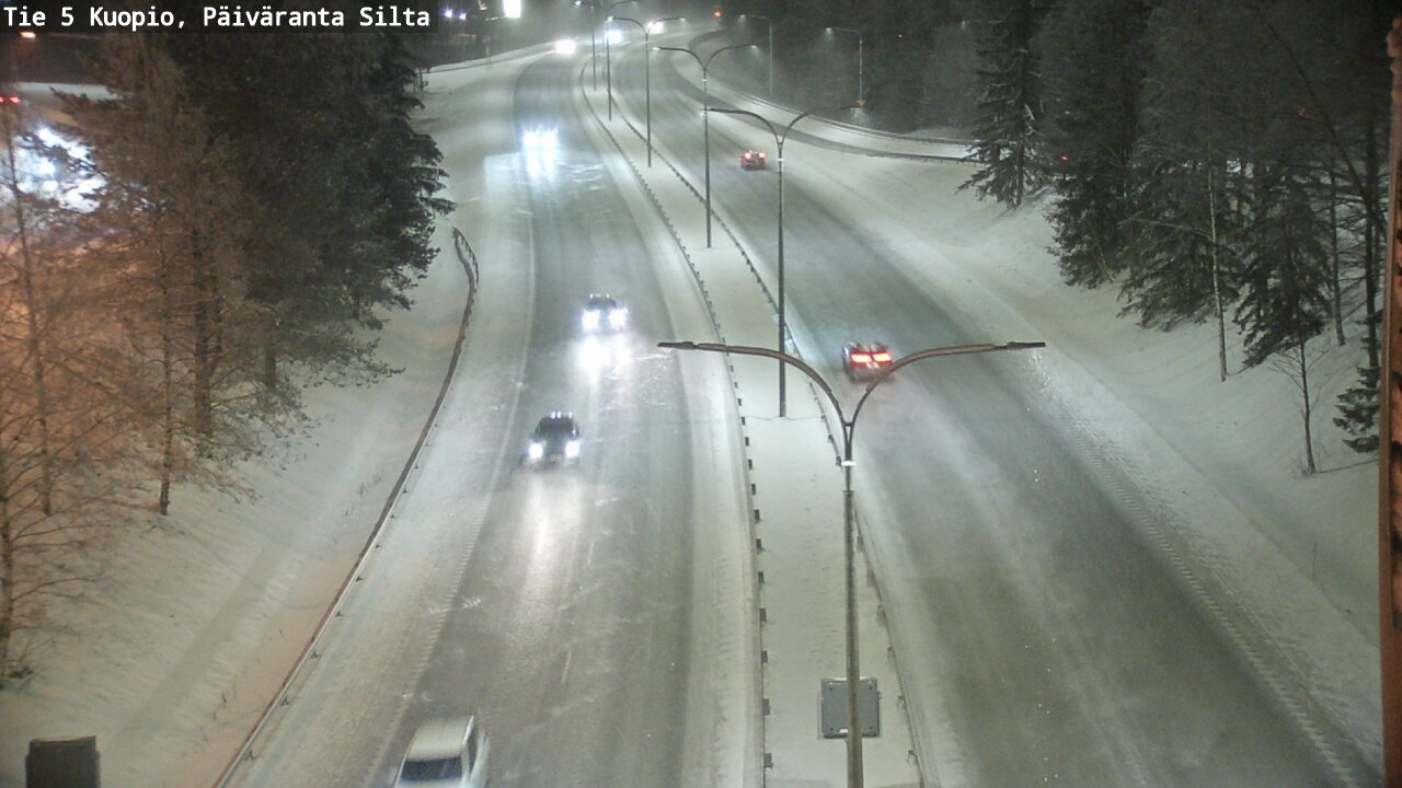 Kelikamerat Kuva Tie 5 Kuopio, Päiväranta silta, Kuopio, Pohjois-Savo