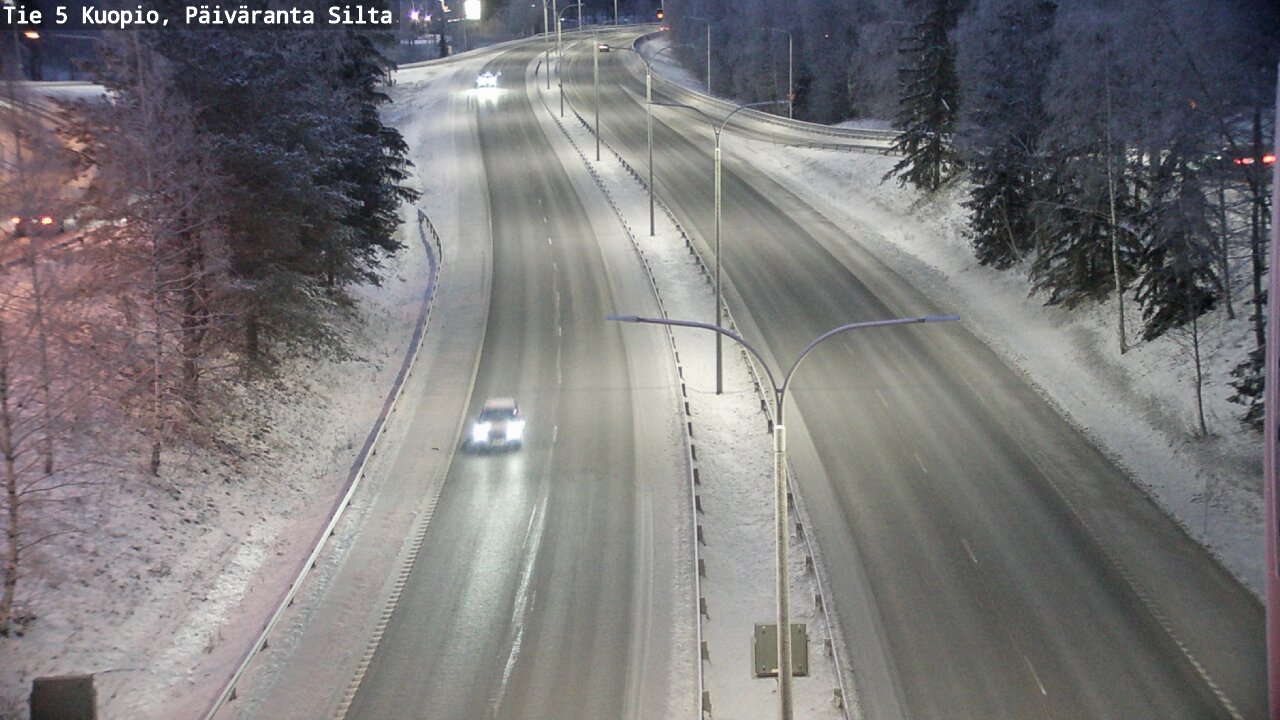 Kelikamerat Kuva Tie 5 Kuopio, Päiväranta silta, Kuopio, Pohjois-Savo