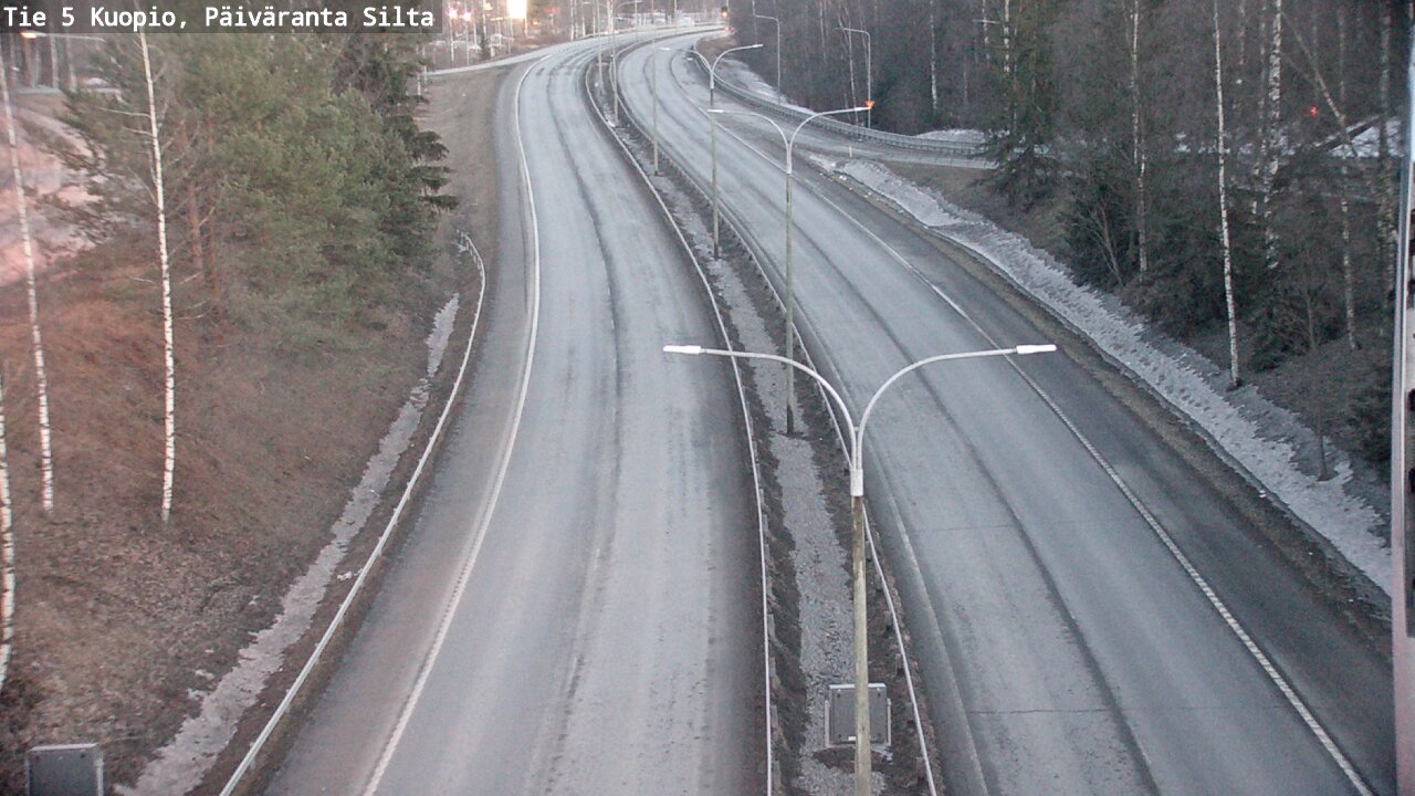 Kelikamerat Kuva Tie 5 Kuopio, Päiväranta silta, Kuopio, Pohjois-Savo
