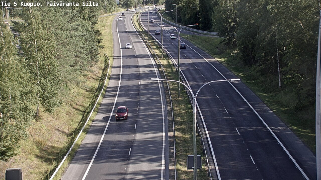 Kelikamerat Kuva Tie 5 Kuopio, Päiväranta silta, Kuopio, Pohjois-Savo