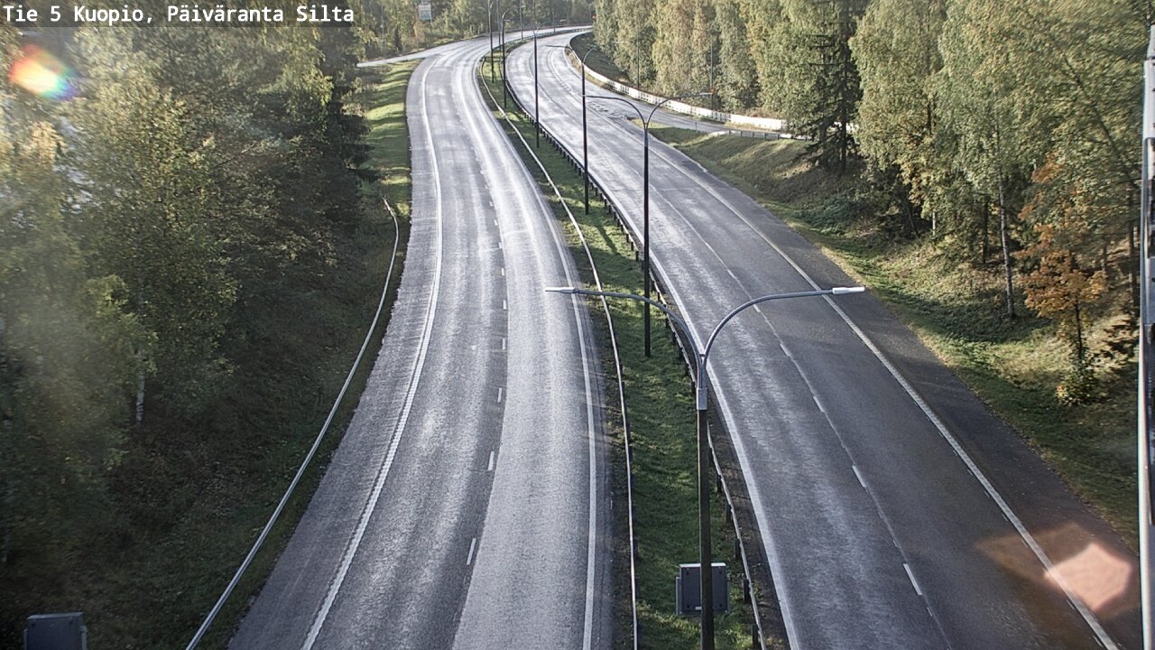 Weather Camera Image Road 5 Kuopio, Päiväranta silta, Kuopio, Pohjois-Savo