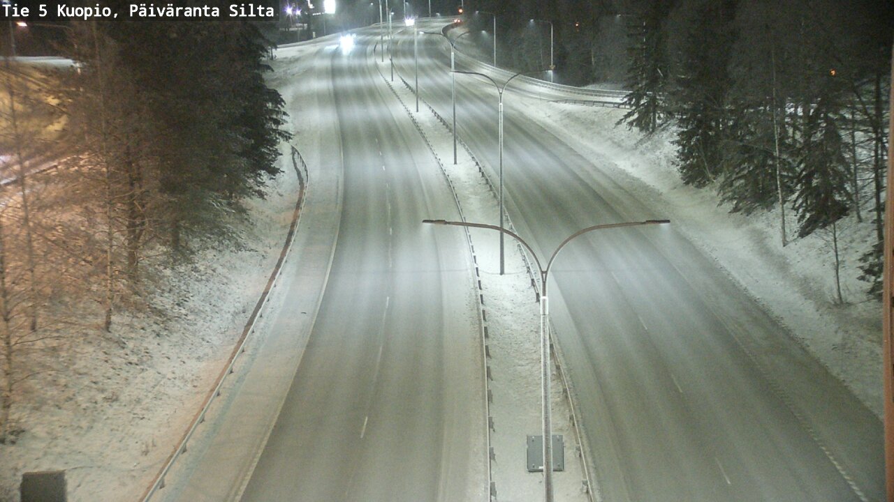 Kelikamerat Kuva Tie 5 Kuopio, Päiväranta silta, Kuopio, Pohjois-Savo