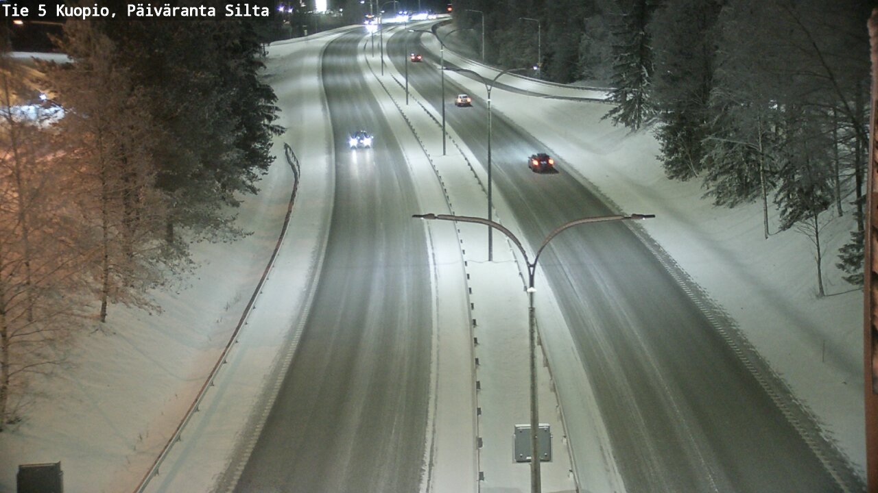 Kelikamerat Kuva Tie 5 Kuopio, Päiväranta silta, Kuopio, Pohjois-Savo
