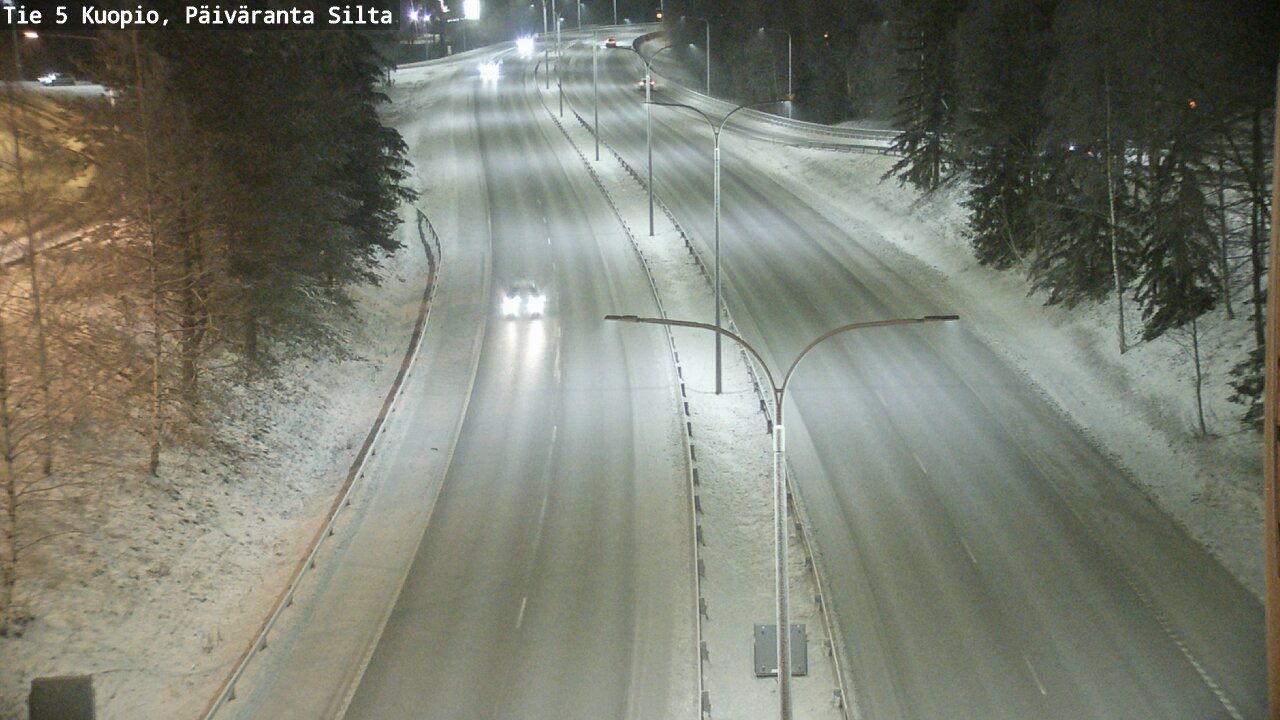 Kelikamerat Kuva Tie 5 Kuopio, Päiväranta silta, Kuopio, Pohjois-Savo