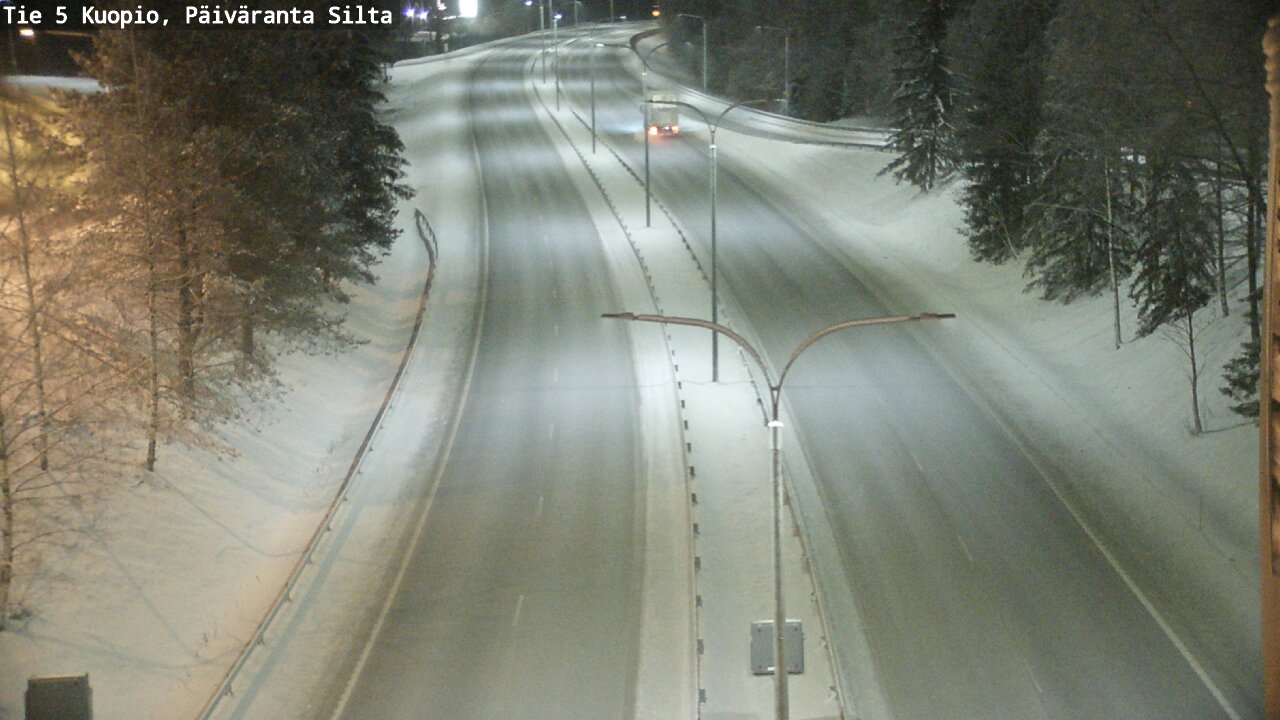 Weather Camera Image Road 5 Kuopio, Päiväranta silta, Kuopio, Pohjois-Savo