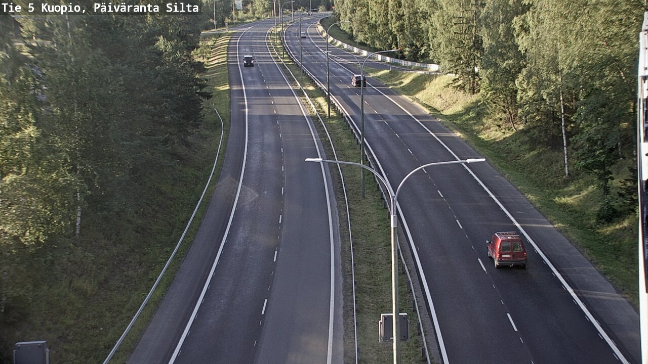 Kelikamerat Kuva Tie 5 Kuopio, Päiväranta silta, Kuopio, Pohjois-Savo