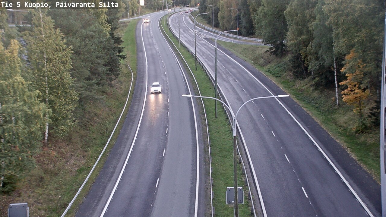 Weather Camera Image Road 5 Kuopio, Päiväranta silta, Kuopio, Pohjois-Savo