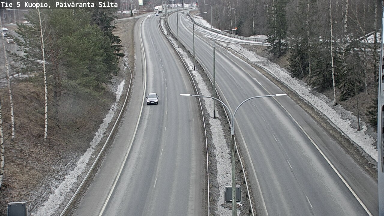 Kelikamerat Kuva Tie 5 Kuopio, Päiväranta silta, Kuopio, Pohjois-Savo