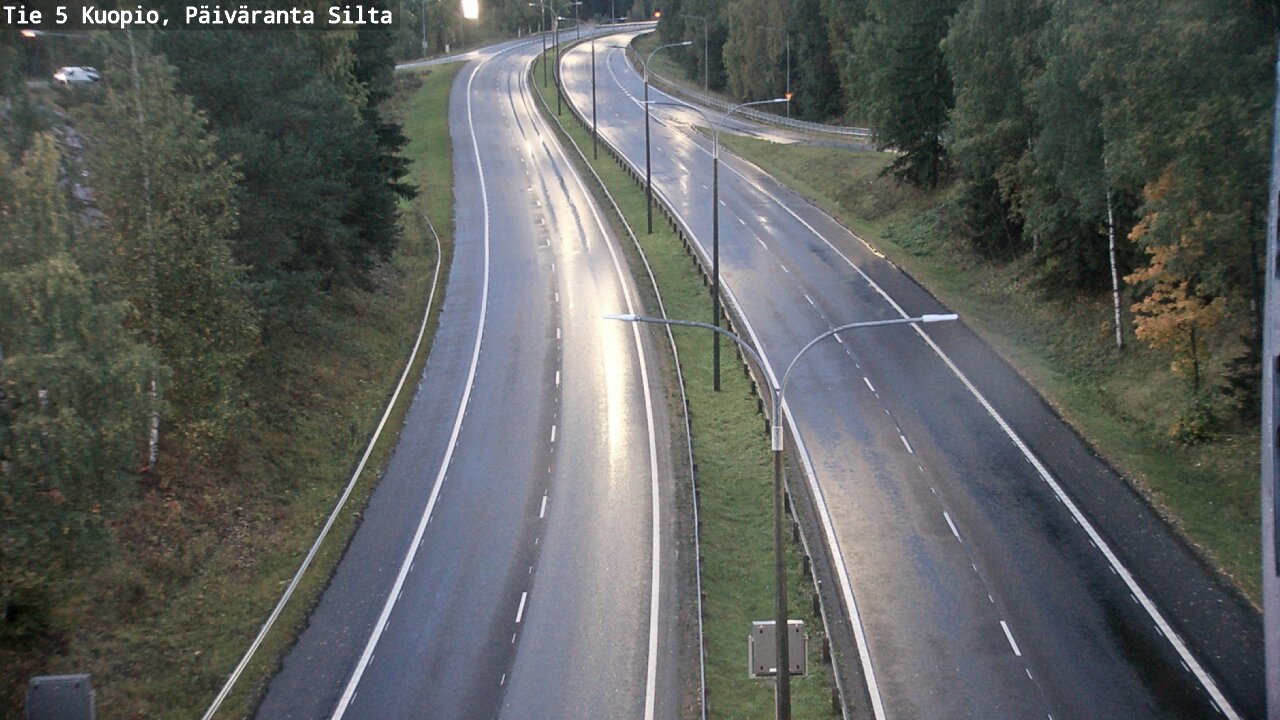 Weather Camera Image Road 5 Kuopio, Päiväranta silta, Kuopio, Pohjois-Savo