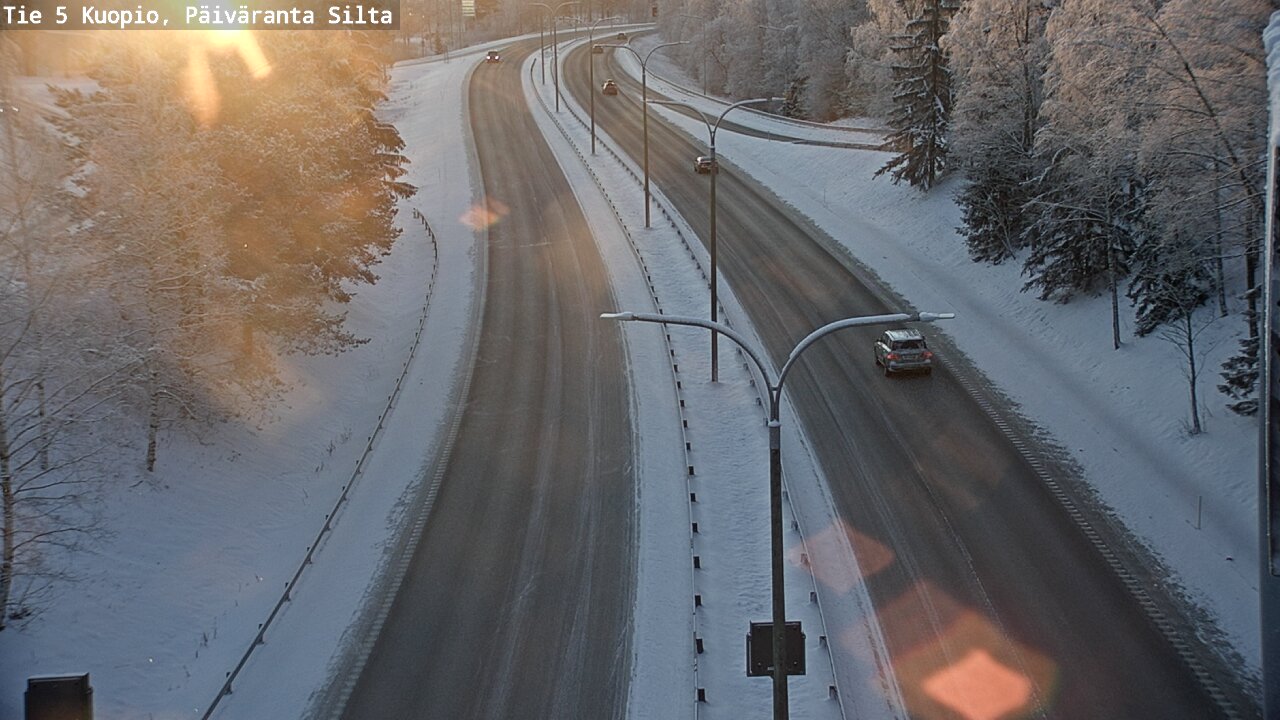 Kelikamerat Kuva Tie 5 Kuopio, Päiväranta silta, Kuopio, Pohjois-Savo
