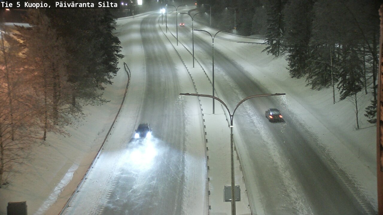 Kelikamerat Kuva Tie 5 Kuopio, Päiväranta silta, Kuopio, Pohjois-Savo