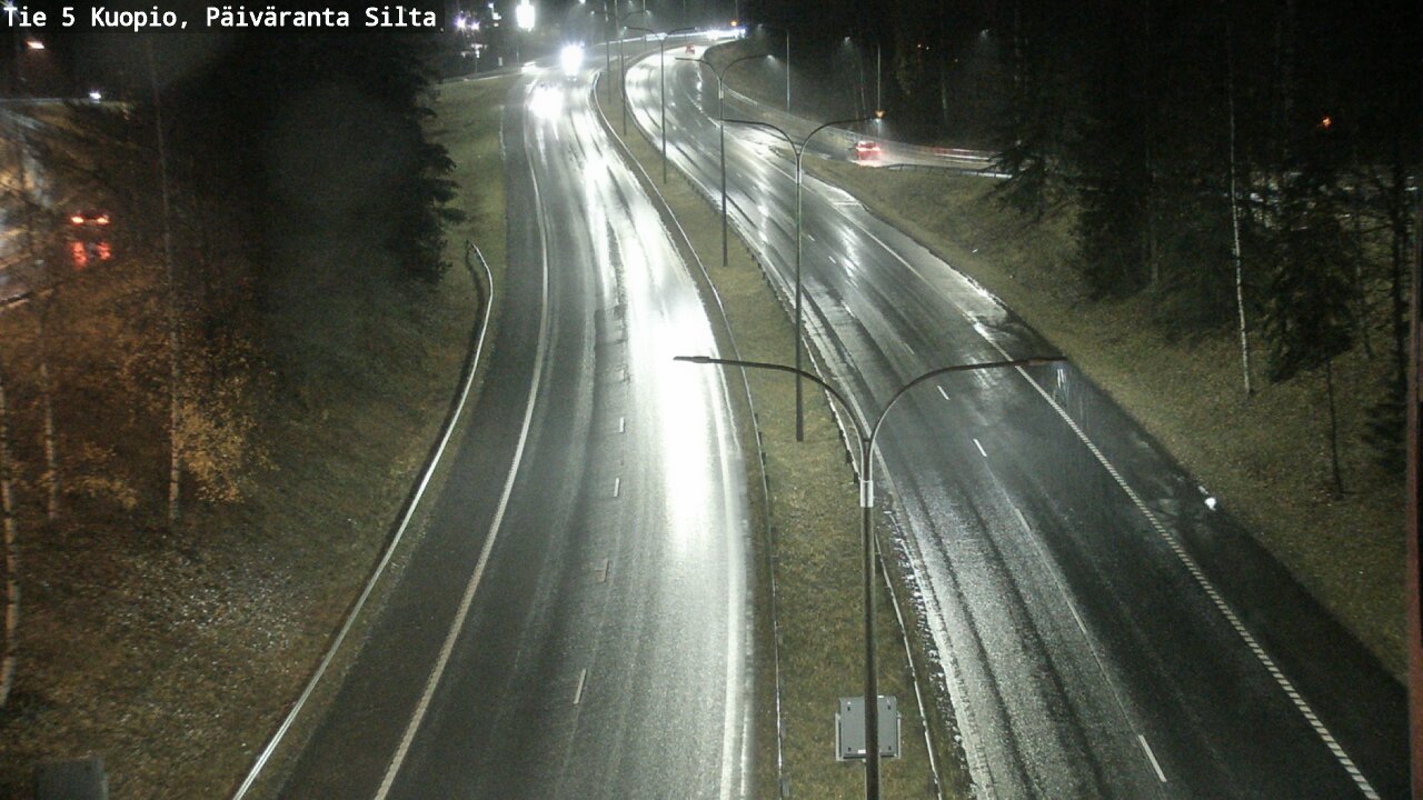 Weather Camera Image Väg 5 Kuopio, Päiväranta silta, Kuopio, Pohjois-Savo