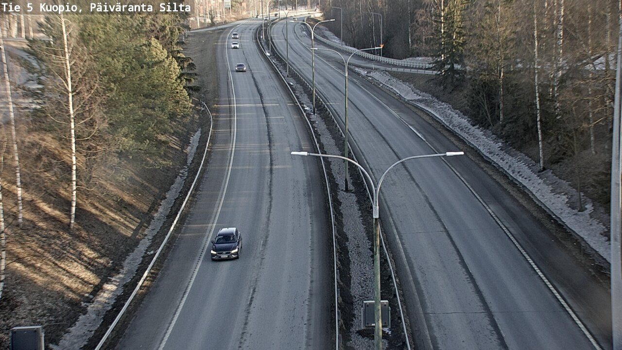 Kelikamerat Kuva Tie 5 Kuopio, Päiväranta silta, Kuopio, Pohjois-Savo