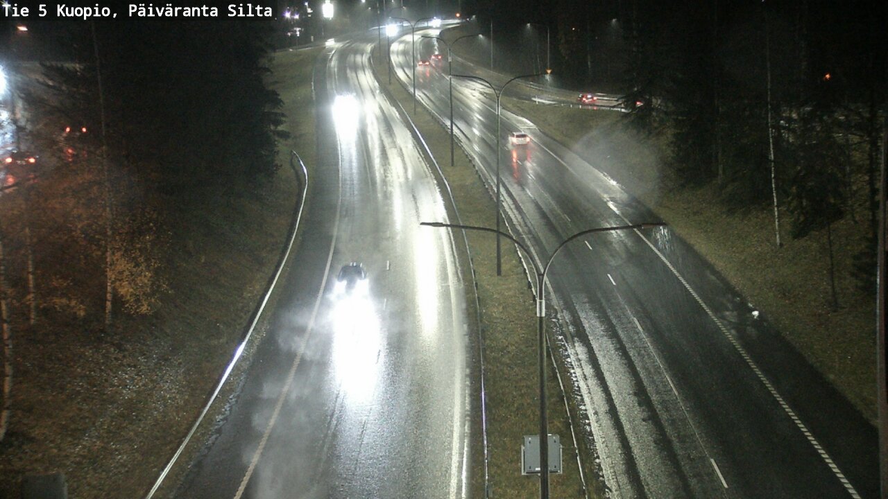 Weather Camera Image Väg 5 Kuopio, Päiväranta silta, Kuopio, Pohjois-Savo