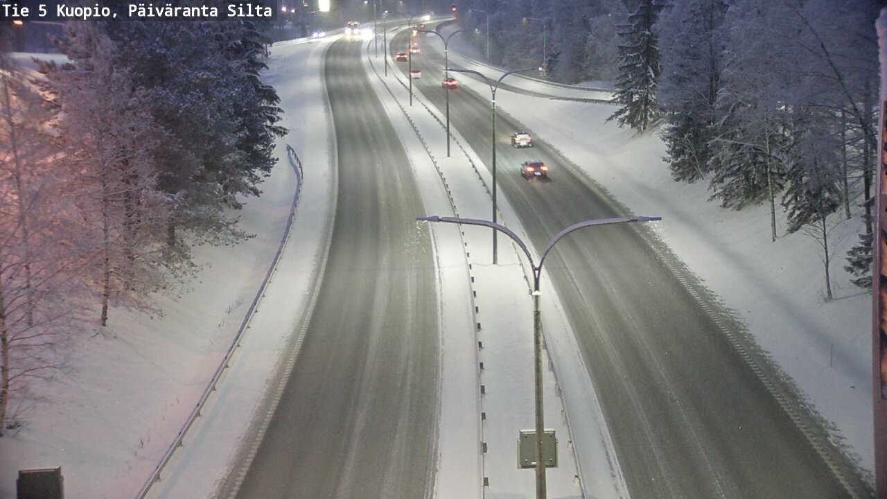 Kelikamerat Kuva Tie 5 Kuopio, Päiväranta silta, Kuopio, Pohjois-Savo