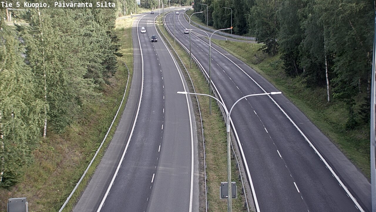 Kelikamerat Kuva Tie 5 Kuopio, Päiväranta silta, Kuopio, Pohjois-Savo