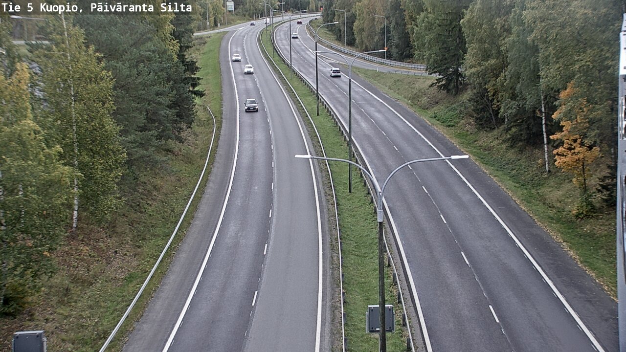 Kelikamerat Kuva Tie 5 Kuopio, Päiväranta silta, Kuopio, Pohjois-Savo