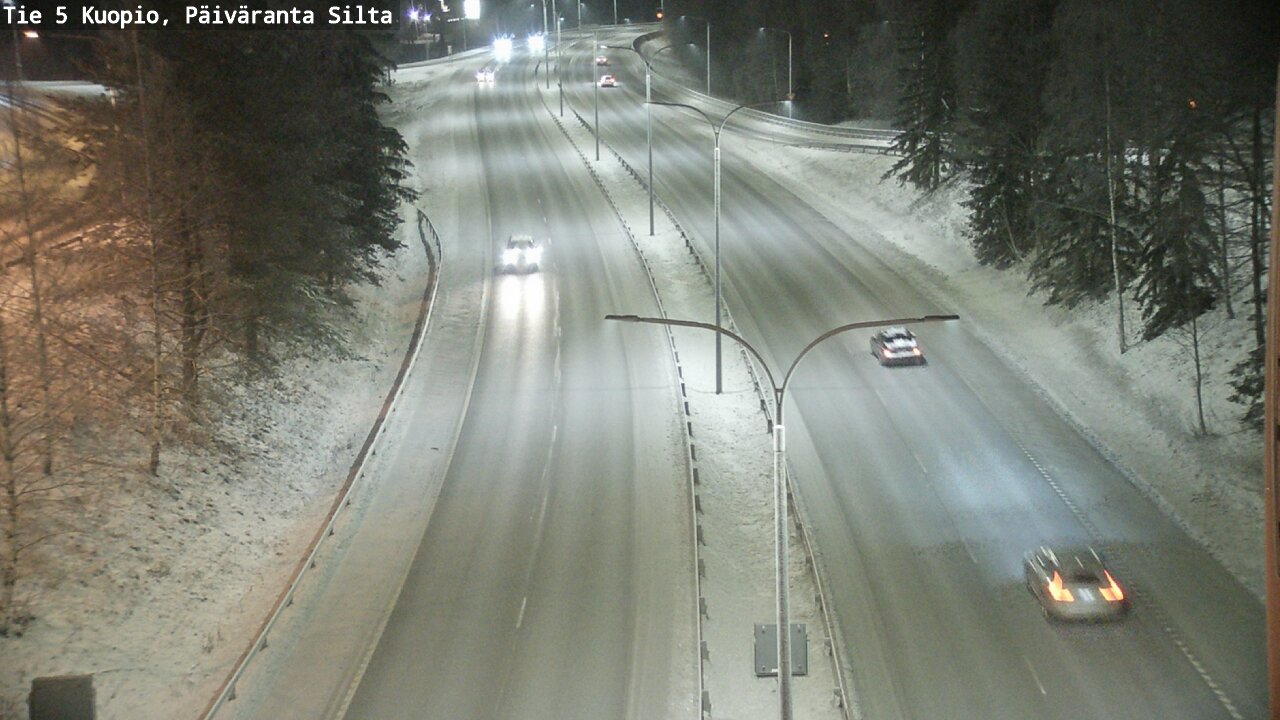 Kelikamerat Kuva Tie 5 Kuopio, Päiväranta silta, Kuopio, Pohjois-Savo