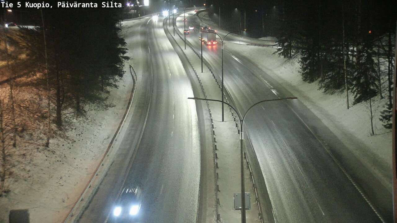 Weather Camera Image Road 5 Kuopio, Päiväranta silta, Kuopio, Pohjois-Savo